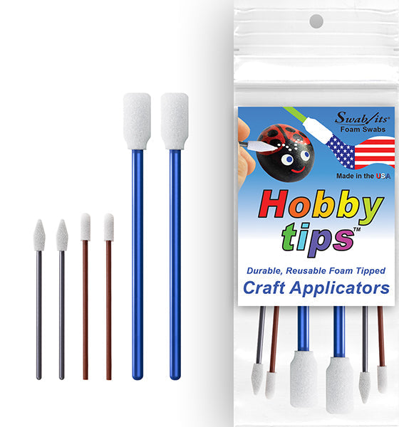 Swab-its Wide Range of Craft and Hobby Foam Swabs. Great for all DIY options.