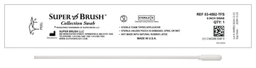 NEW Sterile Sample Collection Foam Swabs – 6” Narrow Sock Tip | Case of 1,500 | 53-4582-TFS-CS