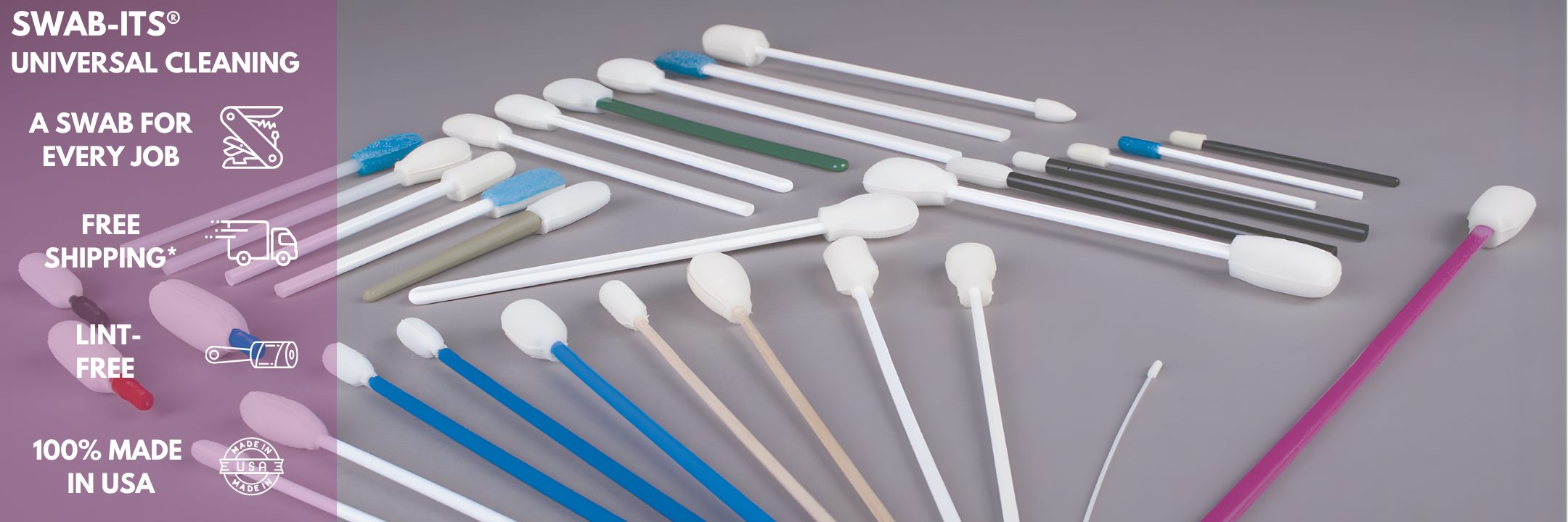 Swab-its Foam Swabs - A Swab for Every Job!