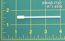 （50本の綿棒の袋）71-4556：ポリプロピレンハンドルに小さなフォームミットが付いた2.94インチの全長綿棒