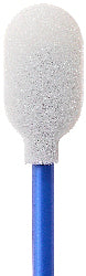 71-4562: 5.875 Overall Length Swab with Bulb-Shaped Foam Mitt on a Polypropylene Handle designed with extra reach on a flexible handle for medical and industrial cleaning, deburring, and more.