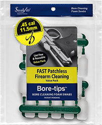 (Bolsa económica) .45cal Gun Cleaning Bore-tips® de Swab-its®: Bastoncillos de limpieza de barriles: 41-4506