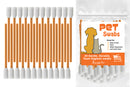 Swab-its® Paquete de 24 piezas de hisopos de espuma para el cuidado de mascotas: 87-7902