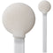 (Bag of 500 Swabs) 71-4524: 8” Overall Length Swab with Large Circular Foam Mitt and Polypropylene Handle