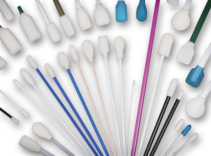 Customized Lint-free Foam Swabs for Cleaning Application
