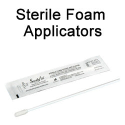 Swab-its® 53-1001 - 6” Premium Sterile Foam Tipped Applicators