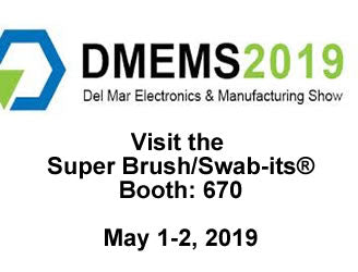 Super Brush LLC/Swab-its® Will Exhibit Its Foam Swabs Product Line at the Del Mar Electronics & Manufacturing Show