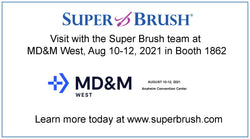 Manufacturer Super Brush LLC Will Exhibit Their Technologically Advanced Foam Swabs at Medical Design & Manufacturing West from August 10-12, 2021.