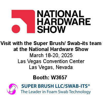 Super Brush/Swab-its Unveils Innovative Foam Swab Product Line at the National Hardware Show 2025