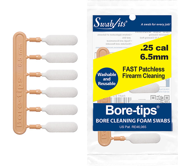 Swab-its® Launches Innovative 6.5mm/.25cal Bore-Tips® for Precision Firearm Cleaning