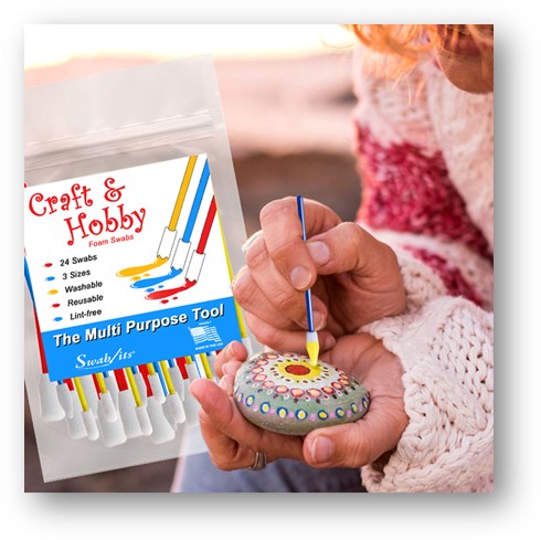 Swab-its Craft and Hobby Foam Swabs