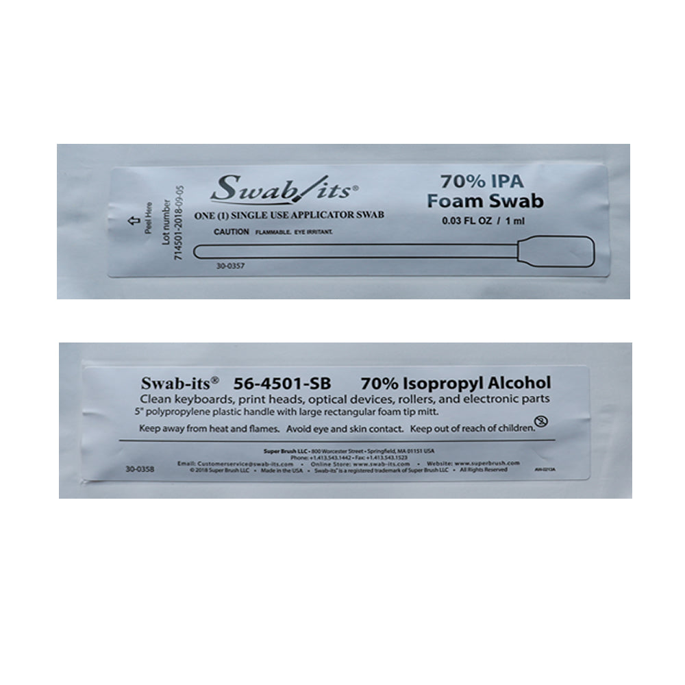 Swab-its 70% IPA Foam Swabs