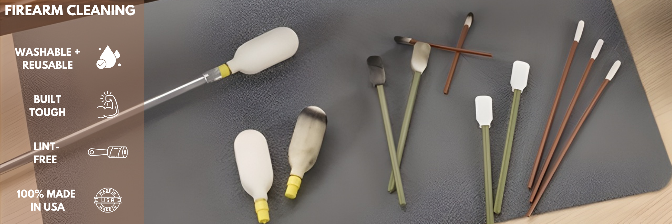 Swab-its Firearm Cleaning Products - the perfect cleaning swab for all firearms!