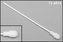 71-4509: Écouvillon de 6 po de longueur totale avec gant en forme de larme sur coton-tige et manche en bois de bouleau