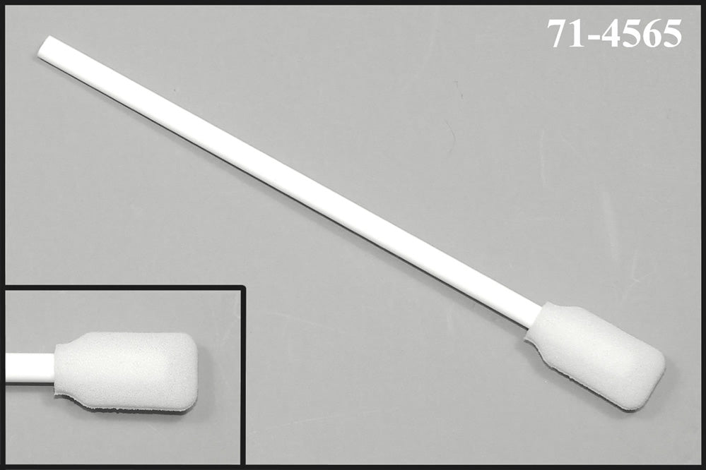 (Caja de 2000 hisopos) 71-4565: hisopo de limpieza de espuma de cabeza rectangular grande de 5.125 "de Swab-its®