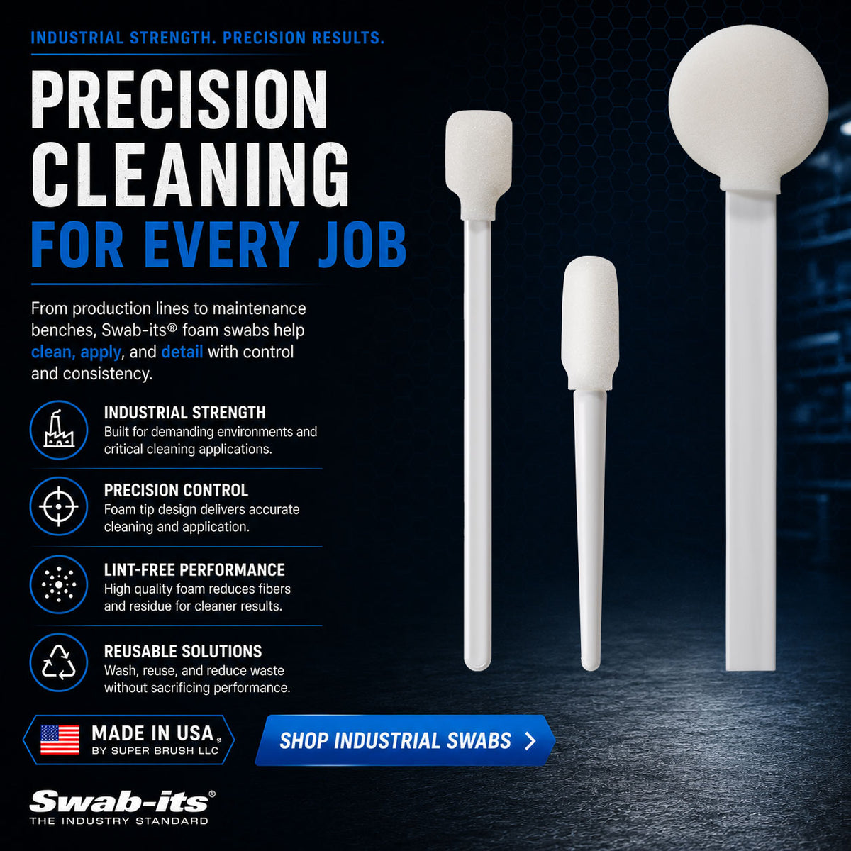 Swab-Its Foam Swabs - Photo 4