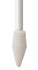 71-7337: 5.84” overall length swab with double-ended foam mitts on a polypropylene handle  an all in one tool for wide coverage and precision application