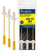 (Caja de 12 bolsas) AR-15/M4 Modern Sport Rifle (MSR) Star Chamber Cleaning Foam Swabs™ por Swab-its®: 43-5556-12-2