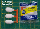 (12 Bag Case) 12 Gauge Gun Cleaning Bore-tips® by Swab-its®: Barrel Cleaning Swabs: 41-0012-12-2