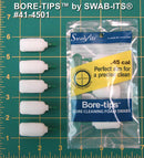 (Single Bag). 45cal Barrel Cleaning Bore-tips® by Swab-its®: Barrel Cleaning Swabs: 41-4501