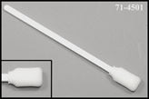 71-4501: 5.063” Overall Length Foam Swab with Narrow Rectangular Foam Mitt and Polypropylene Handle