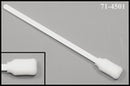71-4501: Écouvillon en mousse de 5,063 po de longueur totale avec gant en mousse rectangulaire étroit et poignée en polypropylène