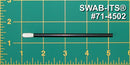 (Case of 5,000 Swabs) 71-4502: 4.125” Overall Length Foam Swab with Small Flexor Tip Foam Mitt and Polypropylene Handle
