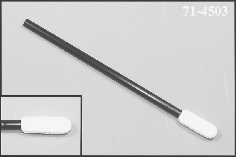 (Case of 2,500 Swabs) 71-4503: 4.438” Overall Length Foam Swab with Large Flexor Tip Foam Mitt and Polypropylene Handle
