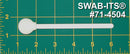 (Påse med 500 svabbprover) 71-4504: 5.125" Totallängd Skumsvabb med cirkulärt skum Mitt och Polypropylen Handtag