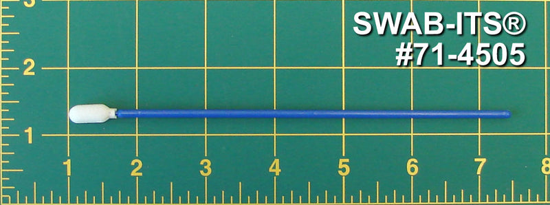 (Sachet de 50 écouvillons) 71-4505: écouvillon en mousse de 6,47 po de longueur totale avec gant en mousse Flexi-Tip et poignée en polypropylène