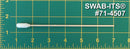 (Fall av 5.000 svabbprover) 71-4507: 6 "Total längd Foam svabb med smal skum Mitt Över Bomullsknopp och Björk Trä Handtag