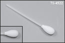 (Case of 5,000 Swabs) 71-4522: 4” Overall Length Swab with Teardrop Shaped Foam Mitt