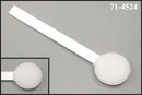 （500本の綿棒の袋）71-4524：大きな円形フォームミットとポリプロピレンハンドルを備えた全長8インチの綿棒