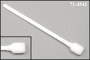 (Bolsa de 500 hisopos) 71-4542: hisopo de 6 ”de largo total con guante de espuma rectangular ancho y mango de polipropileno.