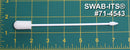 (Case of 5,000 Swabs) 71-4543: 6.34” overall length swab with double-ended foam mitts on a polypropylene handle