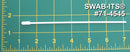 (Case of 5,000 Swabs) 71-4545: 6” overall length swab with small foam mitt and polypropylene handle.