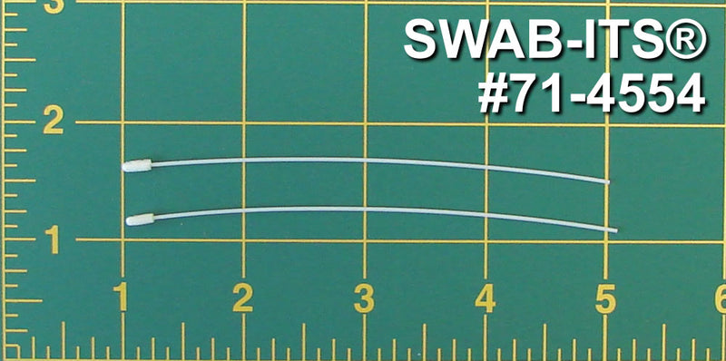 (Bag of 25 Swabs) 71-4554: 4.06” Overall Length Swab with Micro Foam Mitt on a Nylon Handle - Nano-tip™