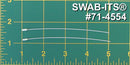 (Bag of 500 Swabs) 71-4554: 4.06” Overall Length Swab with Micro Foam Mitt on a Nylon Handle - Nano-tip™