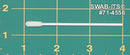 71-4556: Hisopo de 2.94 ”de longitud total con manopla de espuma pequeña en un mango de polipropileno