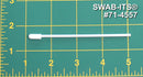 (Bolsa de 500 swabs) 71-4557: Swab de longitud total de 4" con mit de espuma pequeña en un mango de polipropileno
