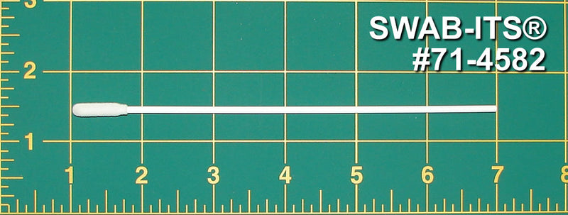 71-4582: Hisopo de 5.970 ”de longitud total con guante de espuma angosto en un mango de polipropileno