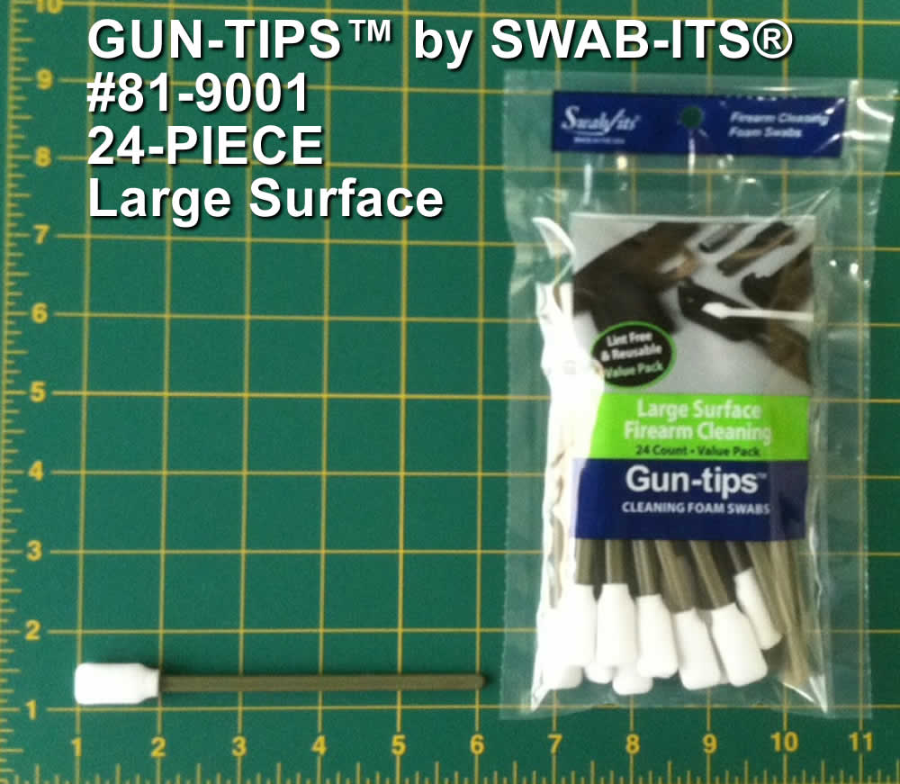 Swab-its .40cal/.44cal/10mm/410 Gauge Gun Cleaning Bore-tips