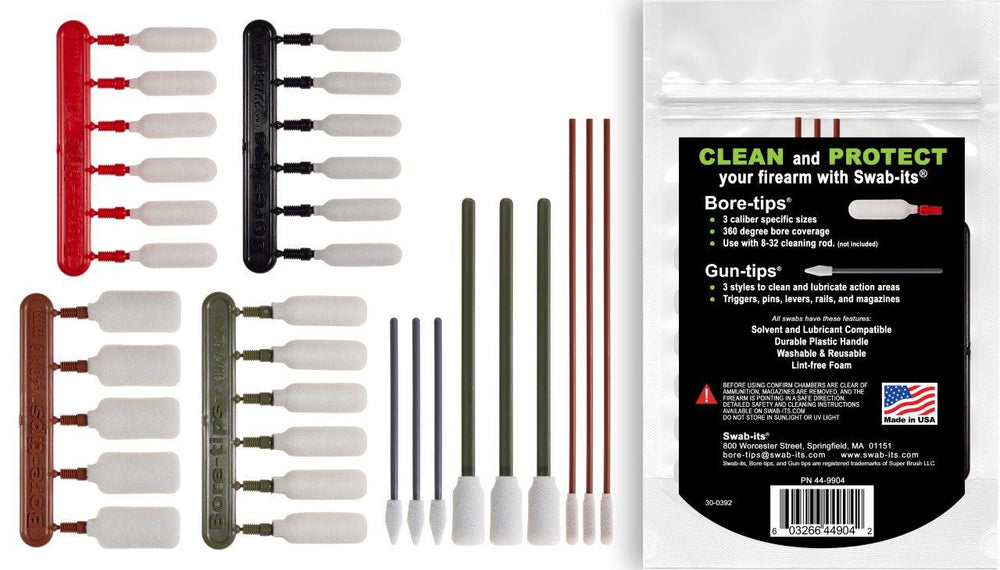 Bore-tips® Fast Patchless Gun Cleaning by Swab-its®