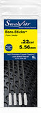 .22cal/5.56mm One-Piece Rod W/Swab Cleaning Tool Bore-Sticks™ par Swab-its®: 3-en-1 Outils de nettoyage: 43-2209