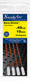 0,40 kcal / 0,44 kcal / 10 mm / 410 jednodílná tyč W / čisticí nástroj na tampony Bore-Sticks ™ od společnosti Swab-its®: 43-4009
