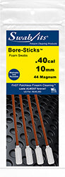 (Enkelpåse) .40cal / .44cal / 10mm / 410 Helstång W / Swab Cleaning Tool Bore-Sticks ™ av Swab-its®: 43-4009