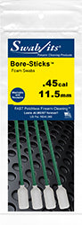 .45cal/11.5mm One-Piece Rod W/Swab Cleaning Tool Bore-Sticks™ par Swab-its®: 43-4509