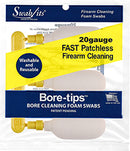 (Étui de 12 sacs) 20 Gauge Gun Cleaning Bore-tips® by Swab-its® Barrel Cleaning Swabs: 41-0020-12-2