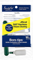 (Boîte de 12 sacs) .45cal Gun Cleaning Bore-tips® de Swab-its®: Écouvillons de nettoyage du canon: 41-4501-12CS