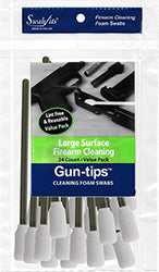 (Pouzdro na 12 tašek) 5 "velký povrchový čisticí tampon Gun-tips® od Swab-its® Čisticí tampony na pistole: 81-9001